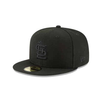 Sapca New Era St. Louis Cardinals MLB Blackout Basic 59FIFTY Fitted - Negrii